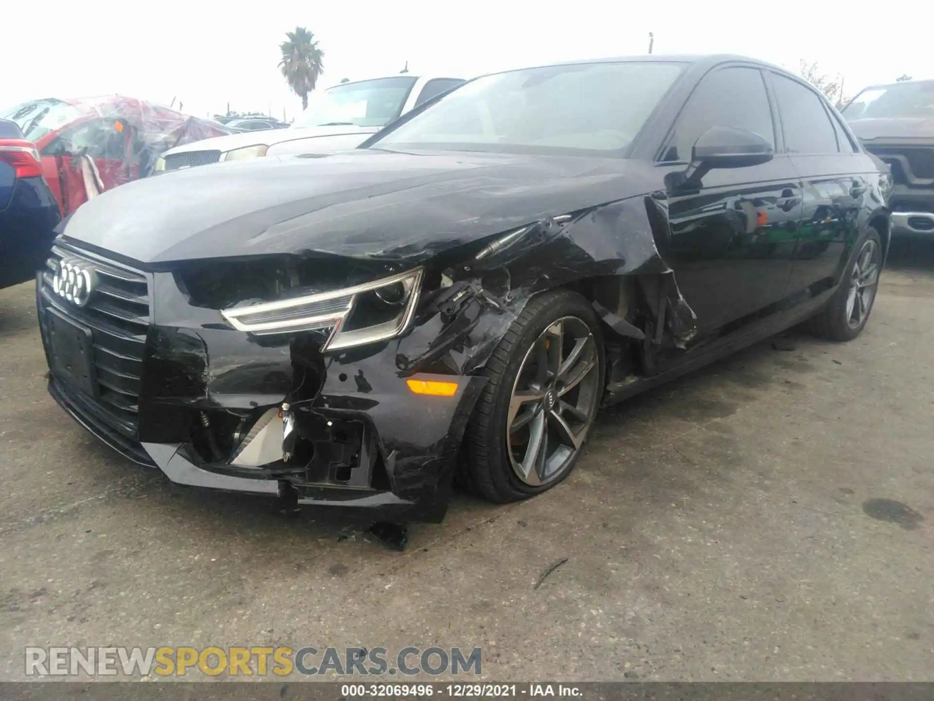 2 Photograph of a damaged car WAUGMAF41KA124646 AUDI A4 2019