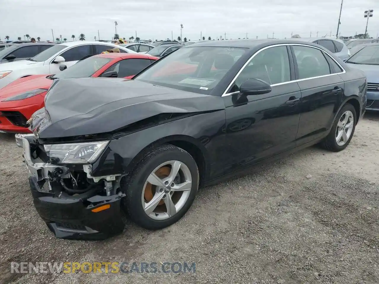 1 Photograph of a damaged car WAUGMAF42KA022675 AUDI A4 2019