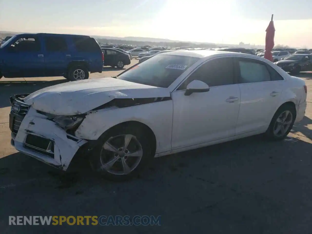 1 Photograph of a damaged car WAUGMAF42KA031652 AUDI A4 2019