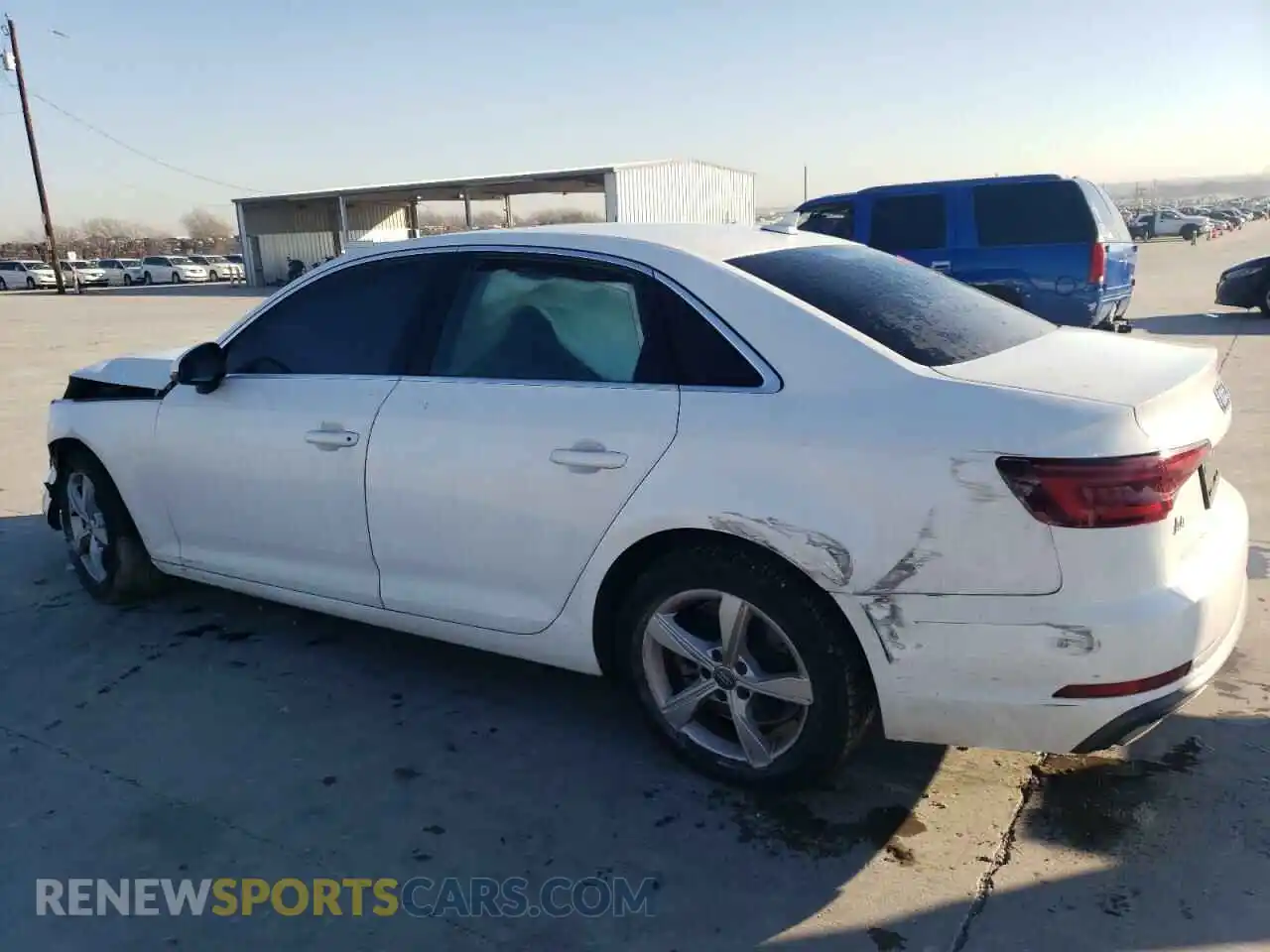 2 Photograph of a damaged car WAUGMAF42KA031652 AUDI A4 2019