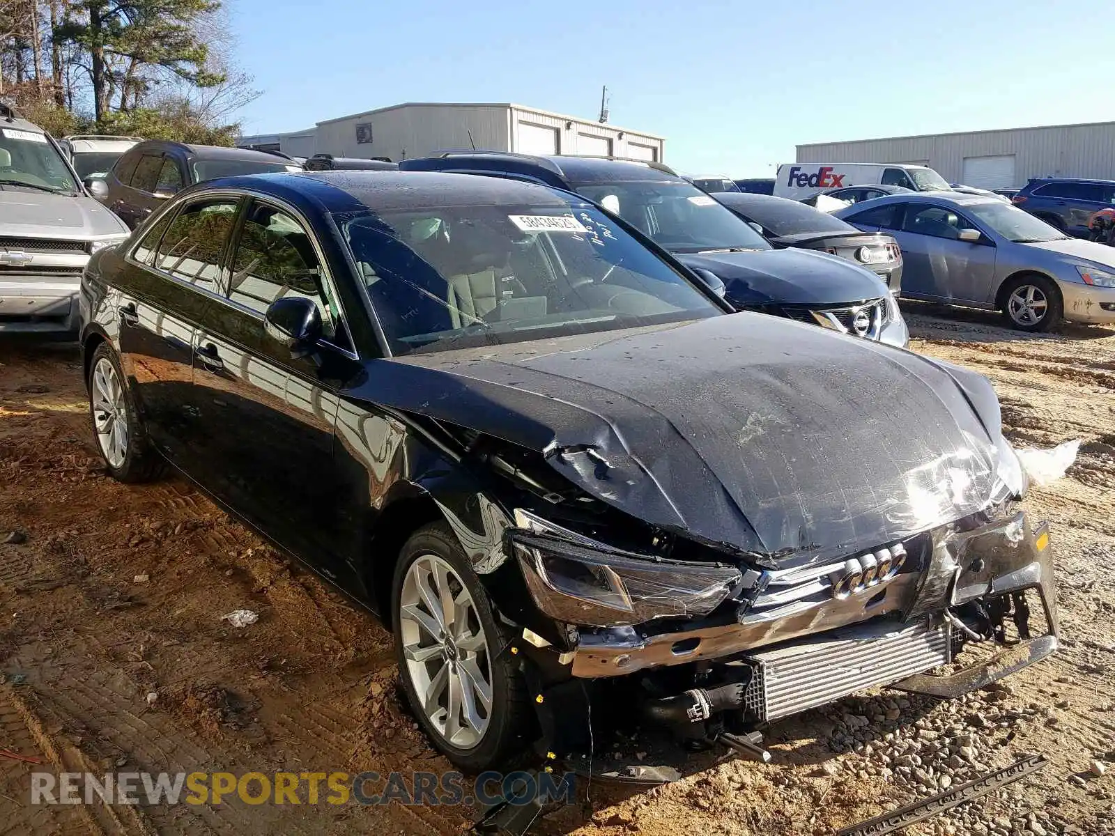 1 Photograph of a damaged car WAUGMAF42KA054672 AUDI A4 2019