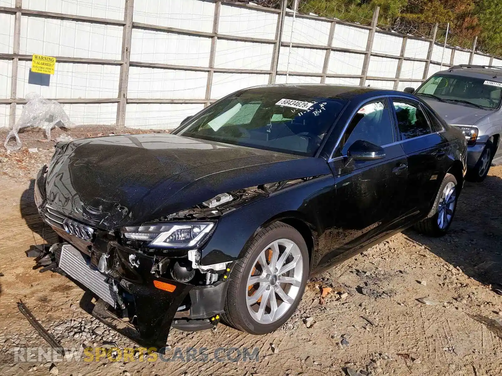 2 Photograph of a damaged car WAUGMAF42KA054672 AUDI A4 2019