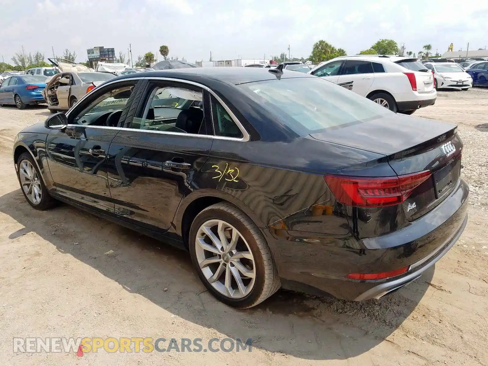 3 Photograph of a damaged car WAUGMAF42KN002886 AUDI A4 2019