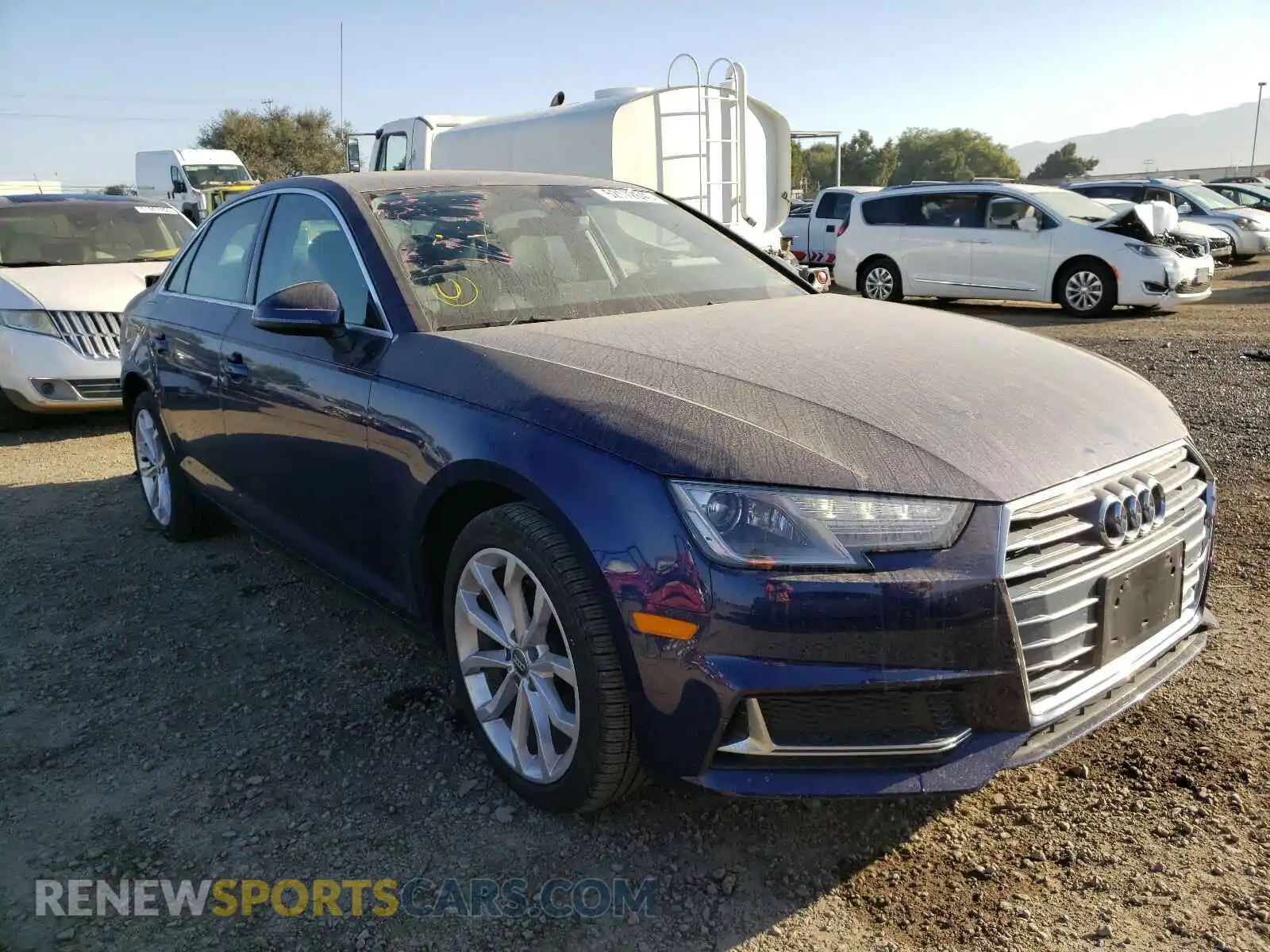1 Photograph of a damaged car WAUGMAF42KN002905 AUDI A4 2019
