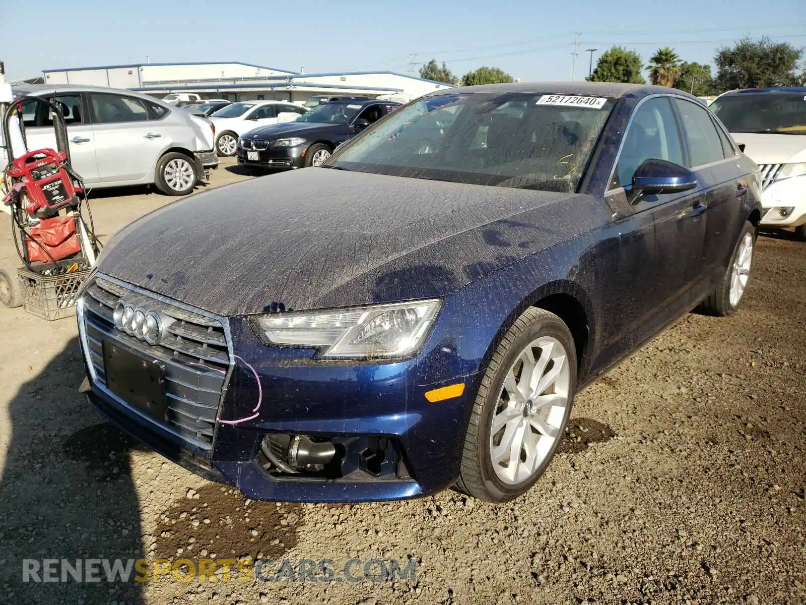 2 Photograph of a damaged car WAUGMAF42KN002905 AUDI A4 2019
