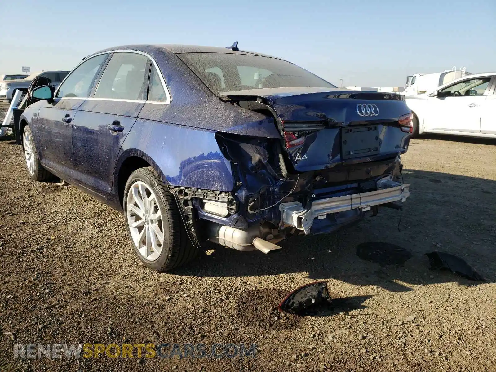 3 Photograph of a damaged car WAUGMAF42KN002905 AUDI A4 2019
