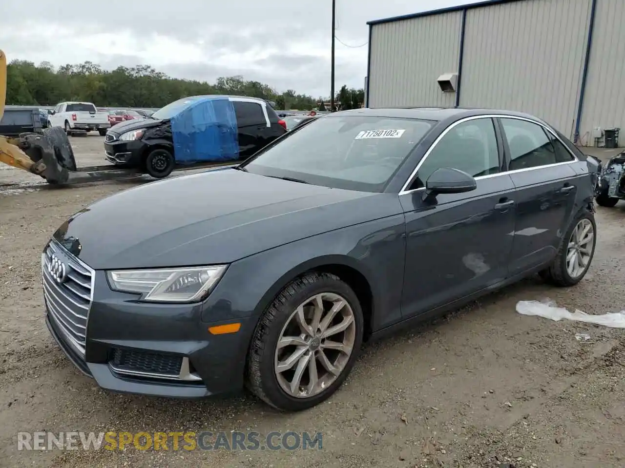 1 Photograph of a damaged car WAUGMAF42KN007361 AUDI A4 2019