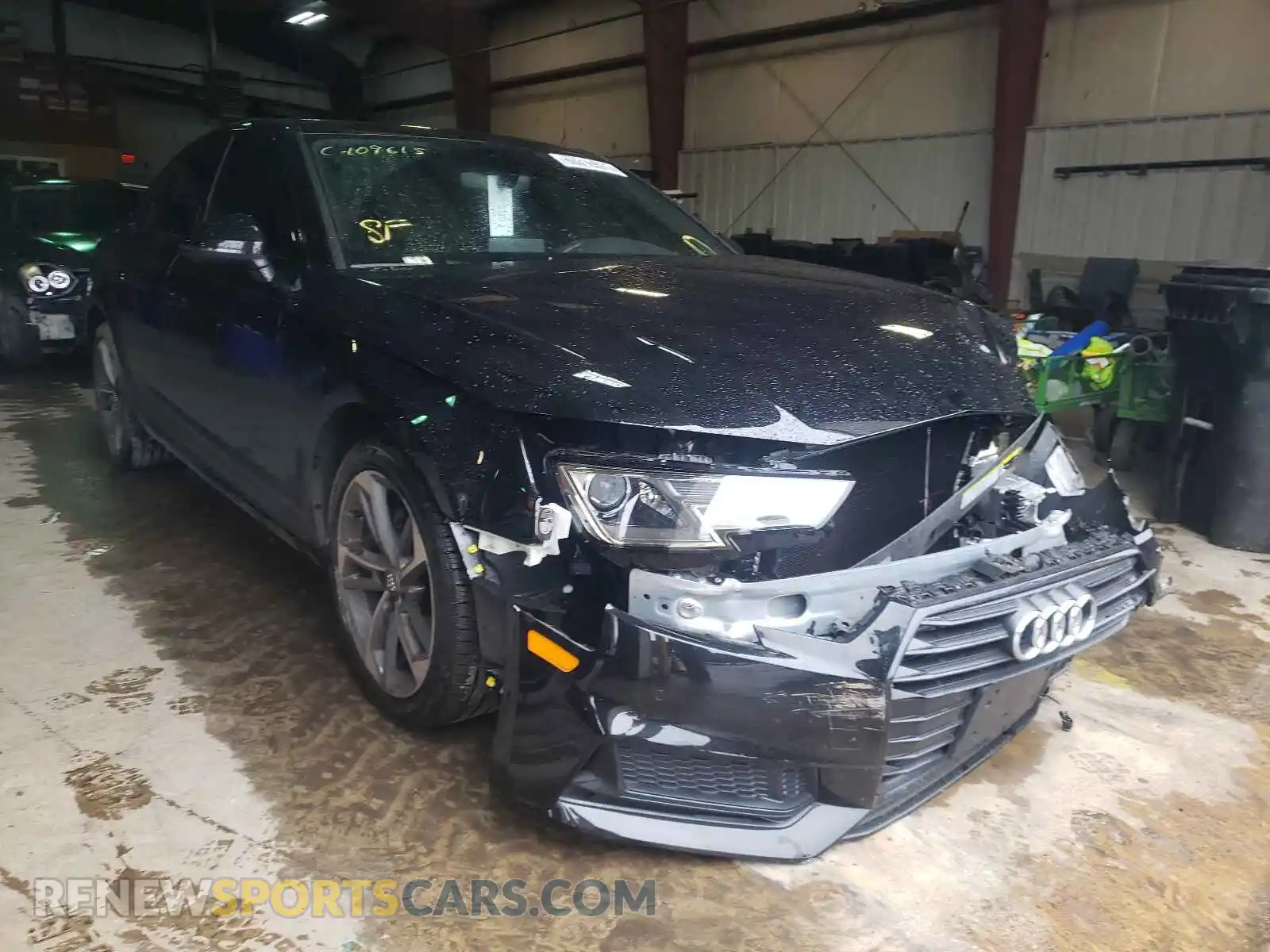 1 Photograph of a damaged car WAUGMAF42KN021647 AUDI A4 2019