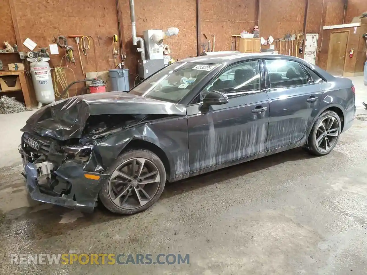 1 Photograph of a damaged car WAUGMAF43KA114202 AUDI A4 2019