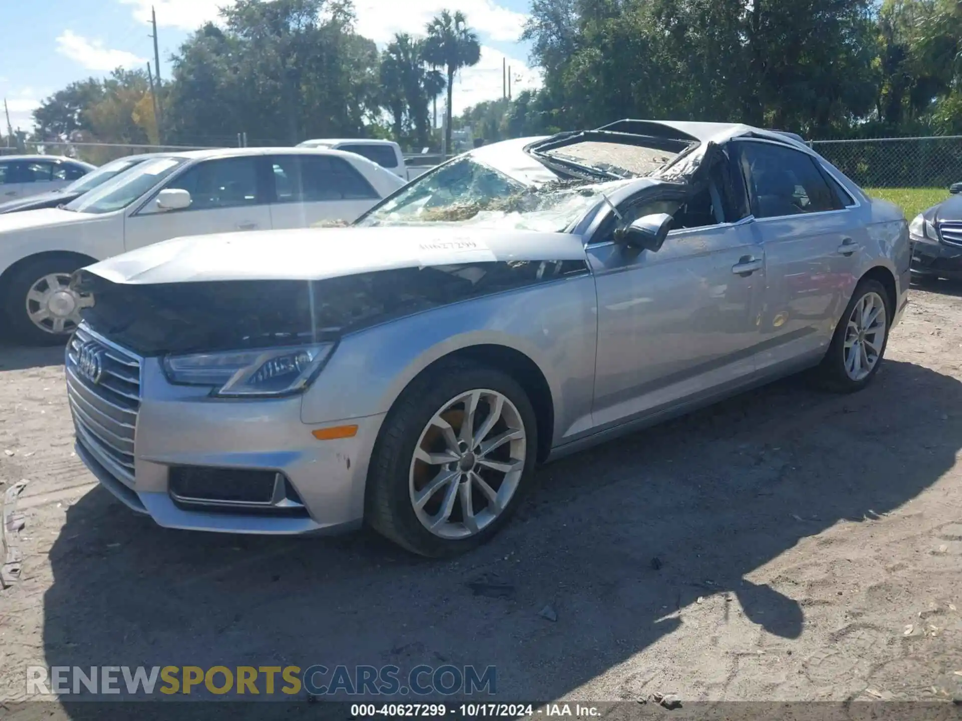 2 Photograph of a damaged car WAUGMAF43KN004954 AUDI A4 2019