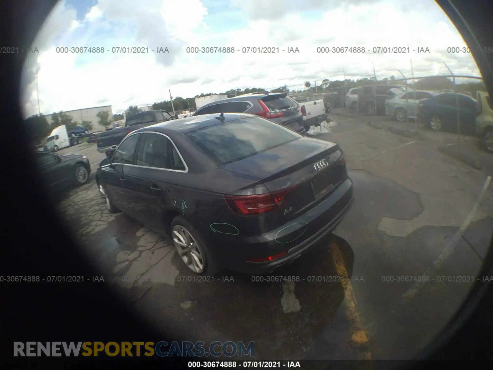 3 Photograph of a damaged car WAUGMAF43KN008504 AUDI A4 2019