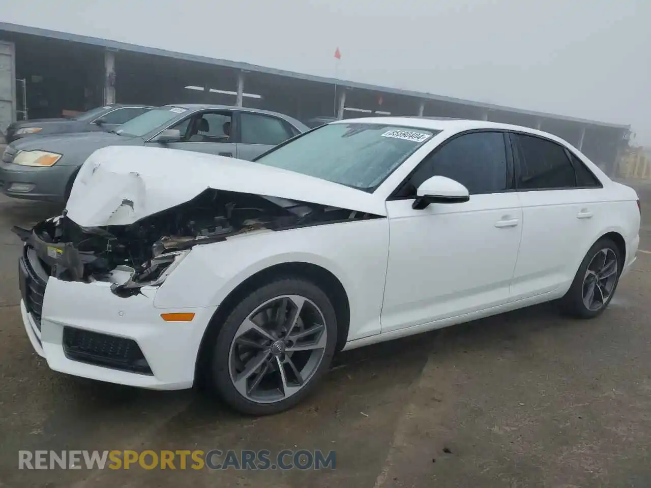 1 Photograph of a damaged car WAUGMAF43KN020376 AUDI A4 2019