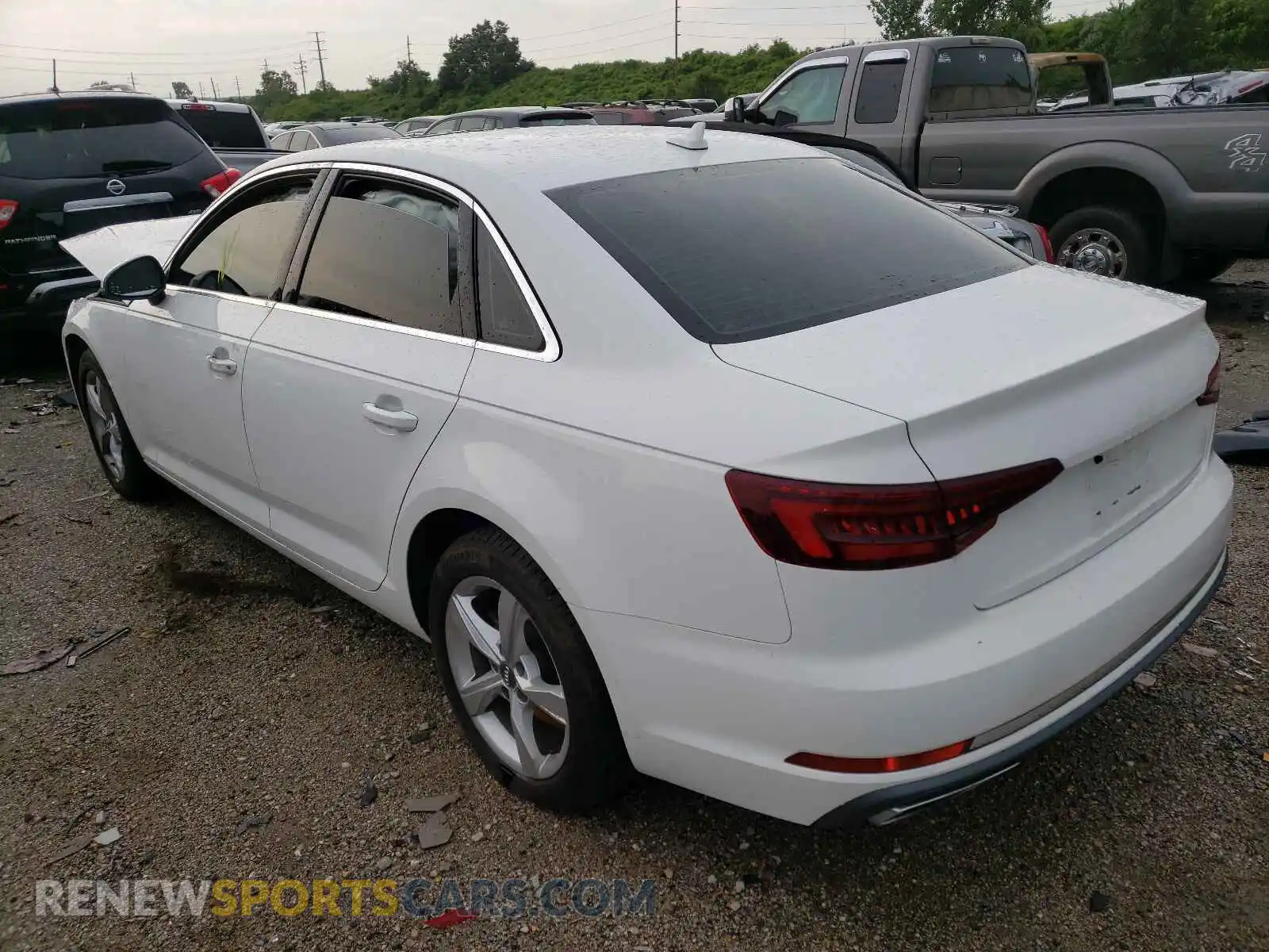 3 Photograph of a damaged car WAUGMAF44KA020586 AUDI A4 2019