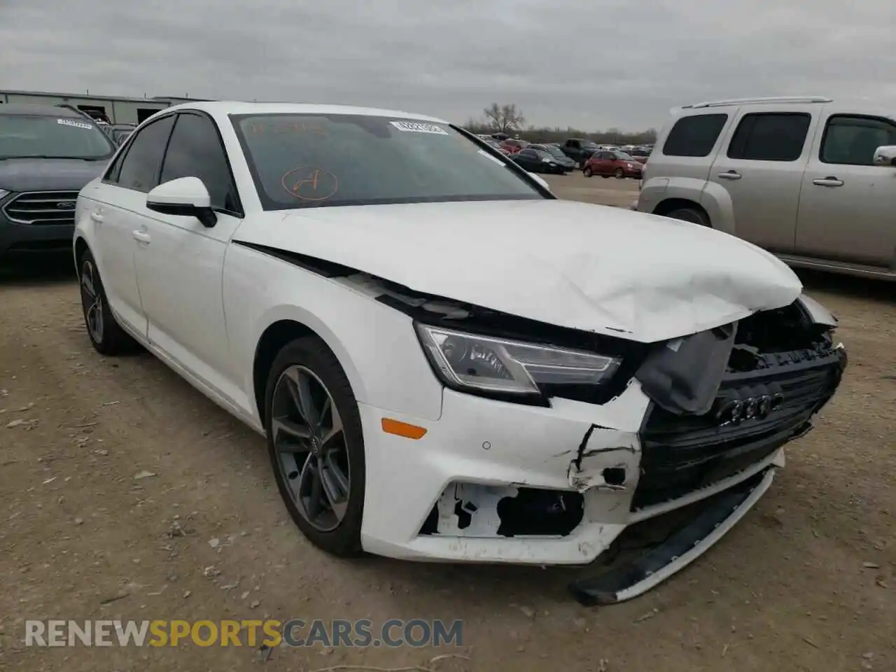 1 Photograph of a damaged car WAUGMAF44KA112913 AUDI A4 2019
