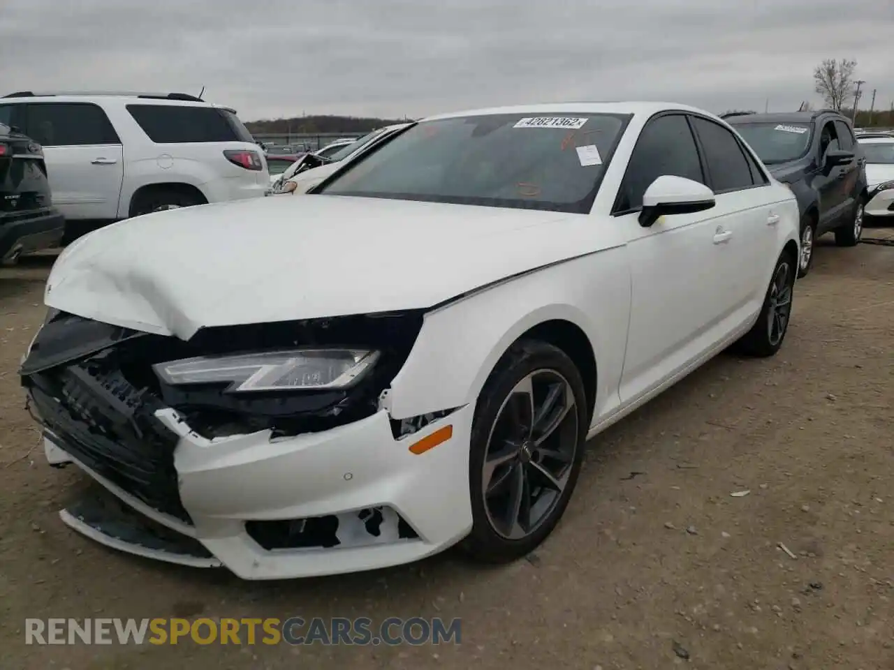 2 Photograph of a damaged car WAUGMAF44KA112913 AUDI A4 2019