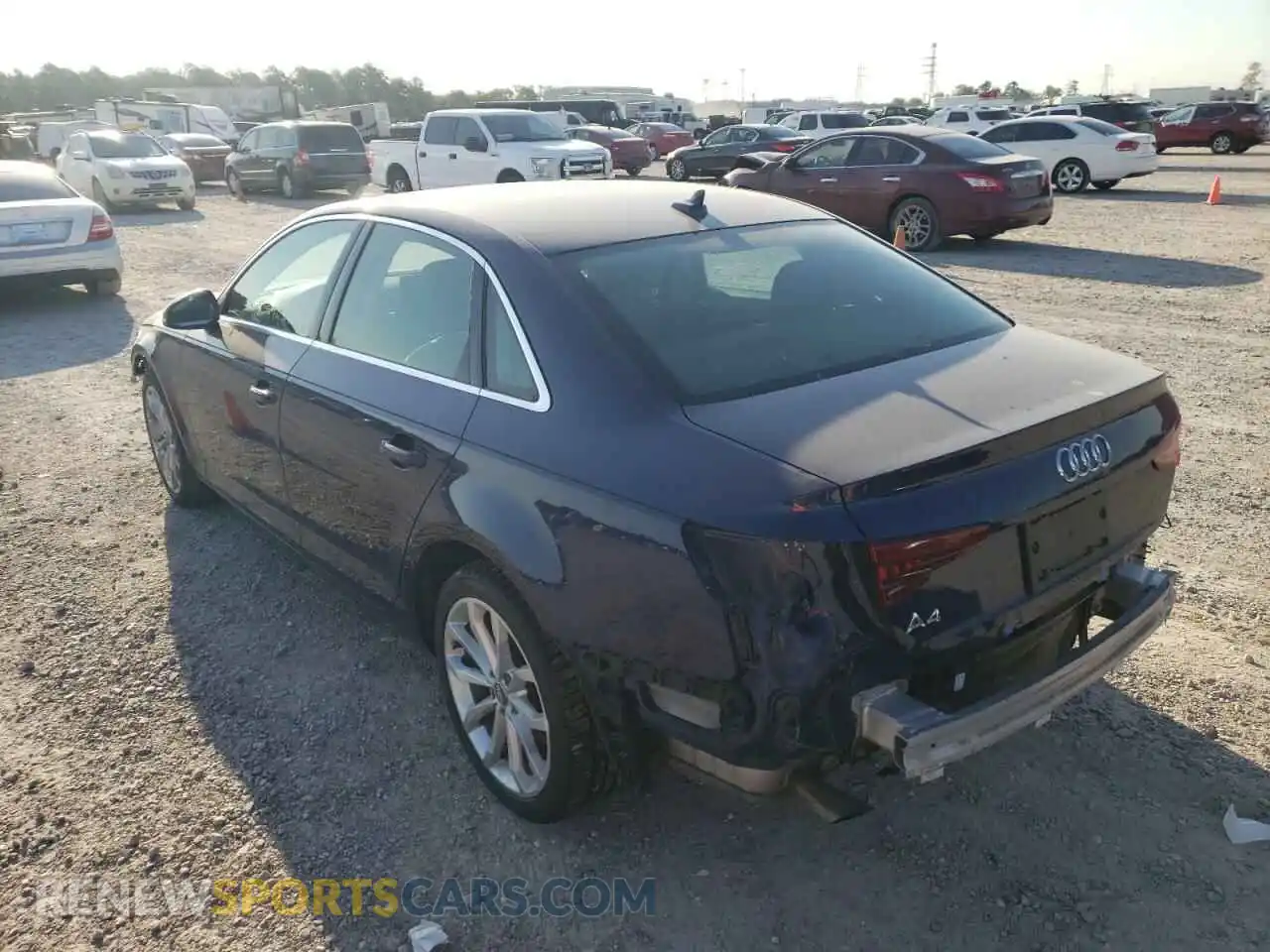 3 Photograph of a damaged car WAUGMAF44KN002663 AUDI A4 2019