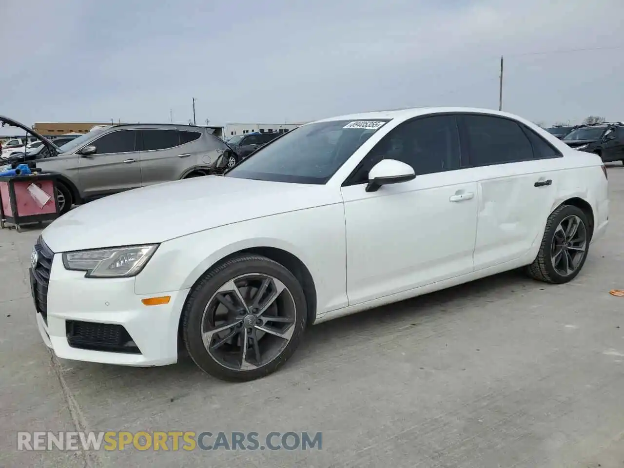 1 Photograph of a damaged car WAUGMAF44KN021634 AUDI A4 2019
