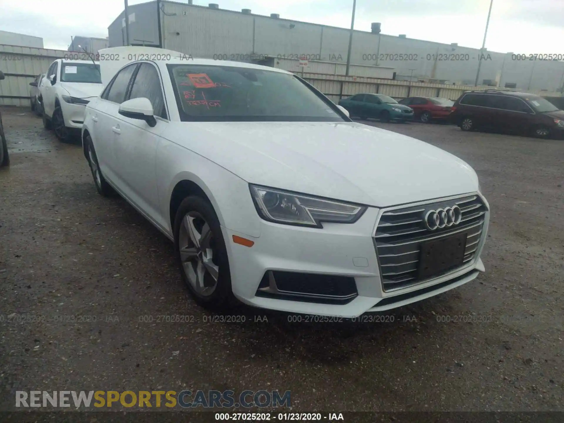1 Photograph of a damaged car WAUGMAF45KA013436 AUDI A4 2019