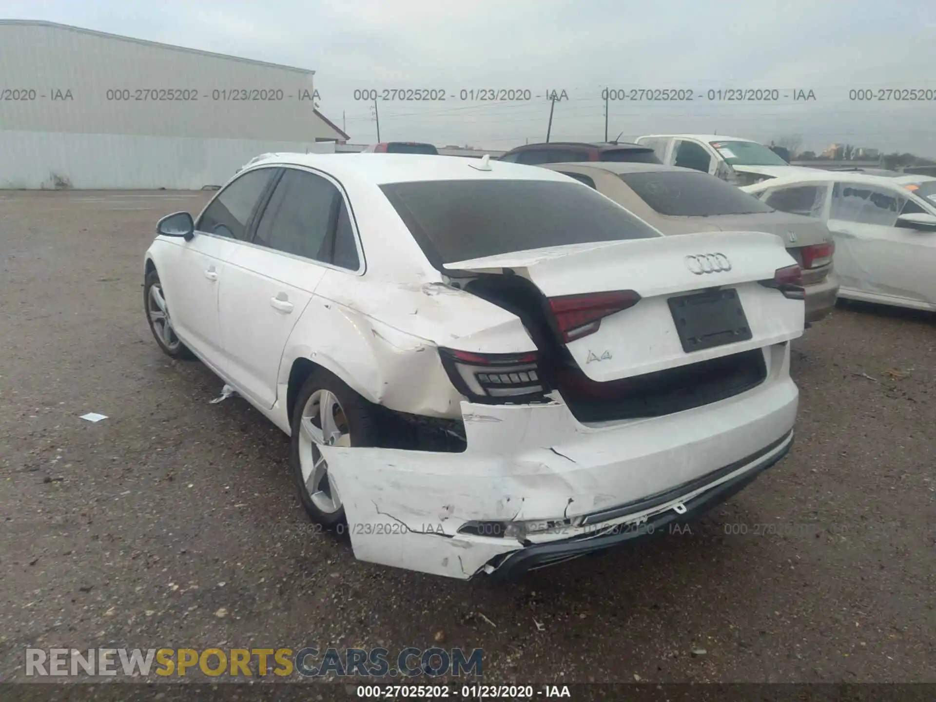 3 Photograph of a damaged car WAUGMAF45KA013436 AUDI A4 2019