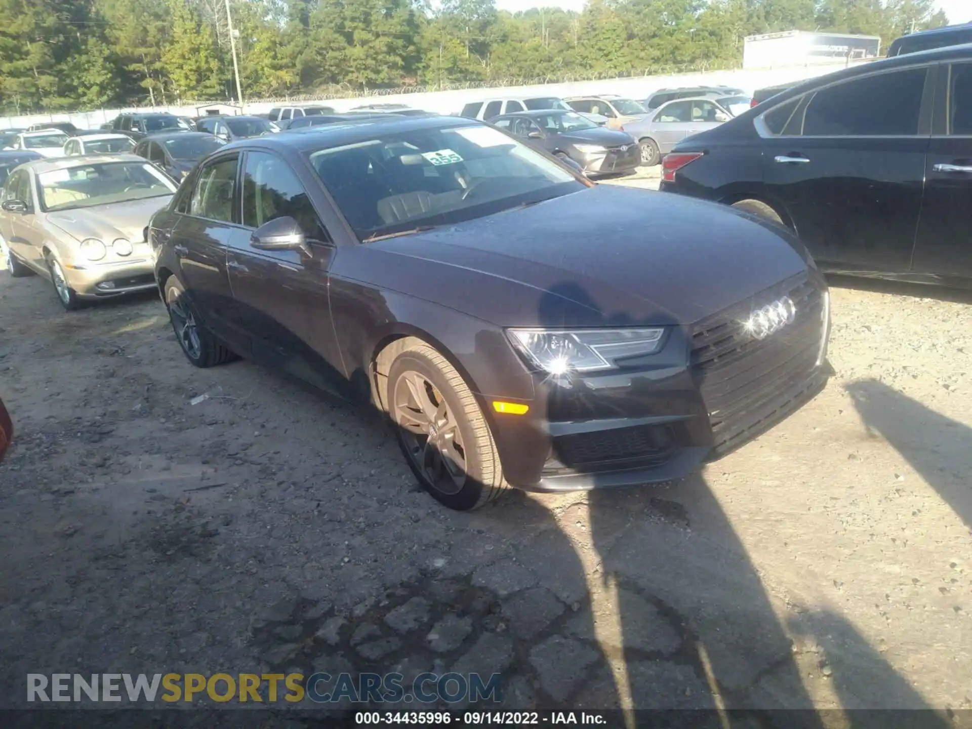 1 Photograph of a damaged car WAUGMAF45KA113973 AUDI A4 2019