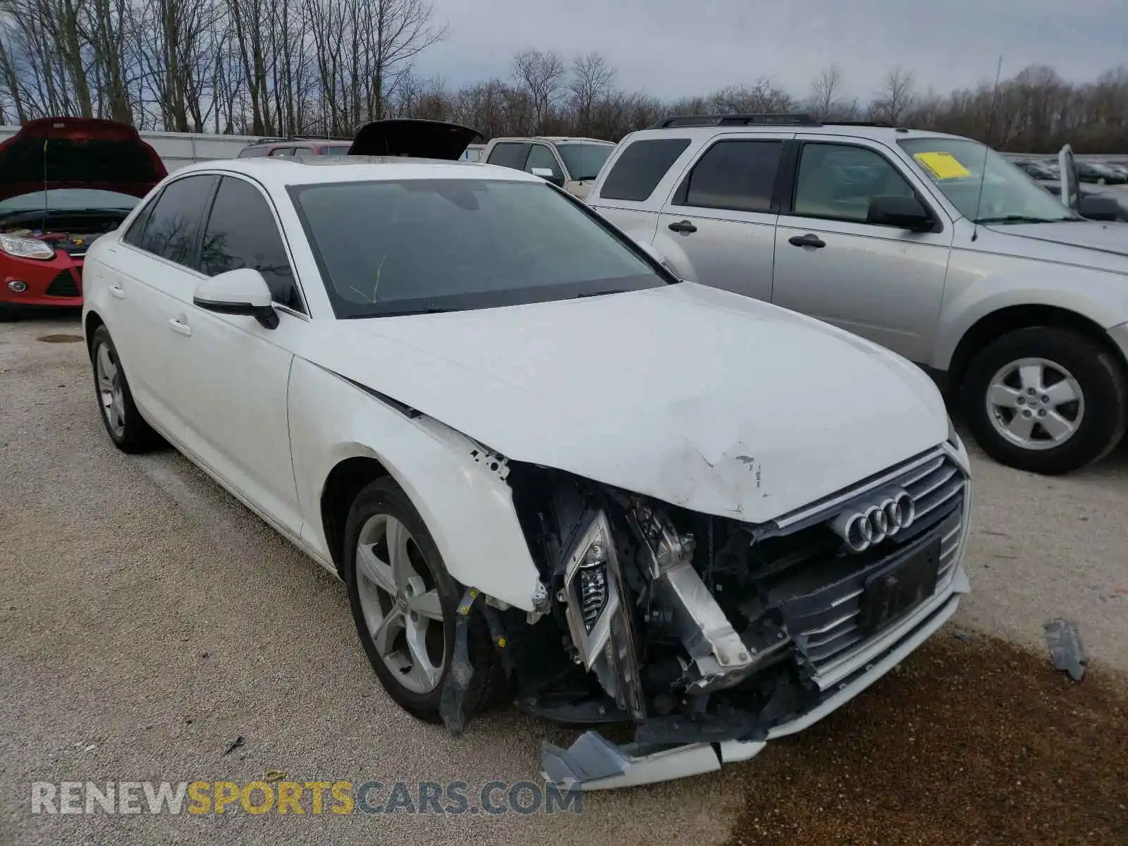 1 Photograph of a damaged car WAUGMAF45KN006141 AUDI A4 2019