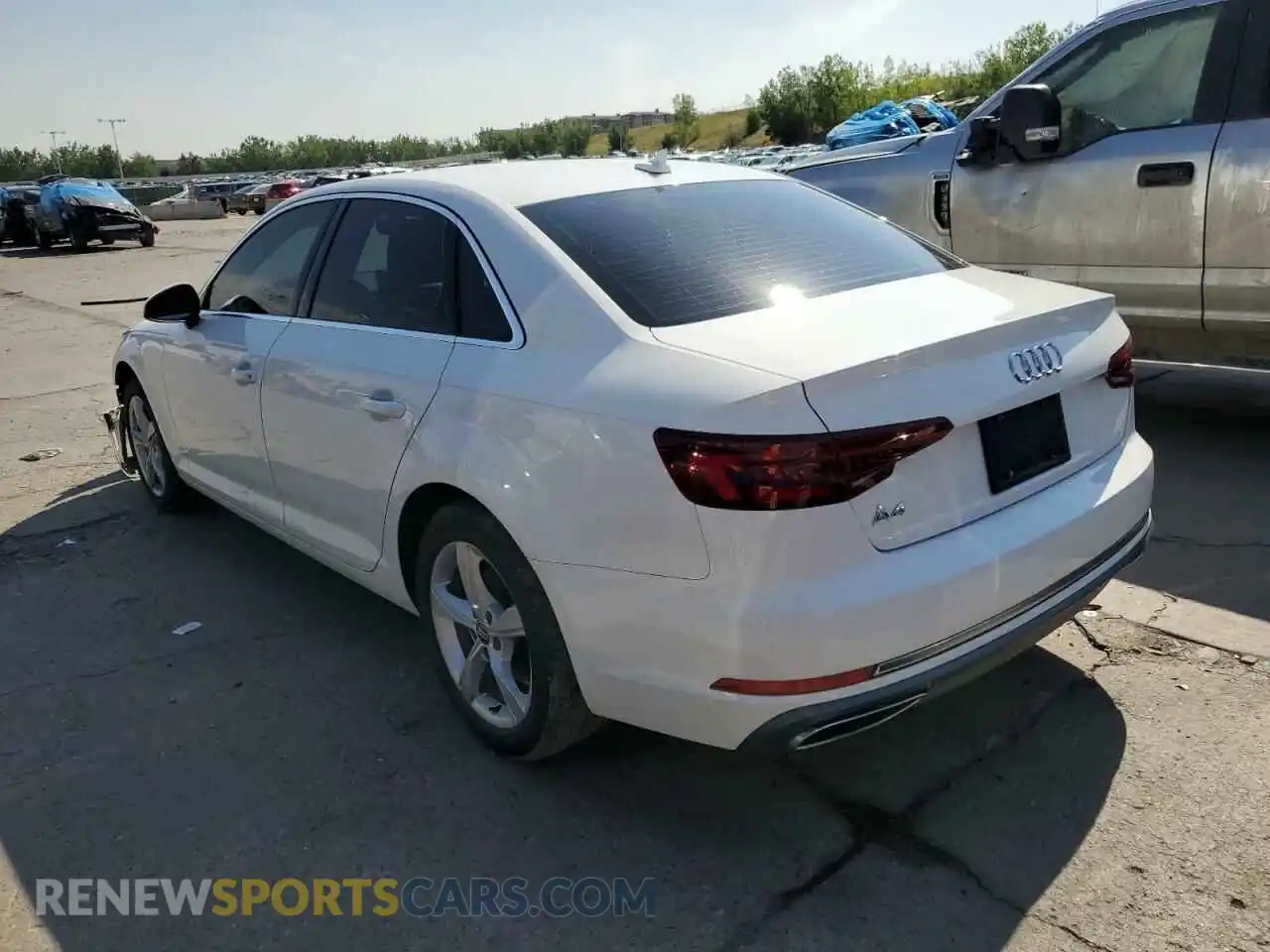 3 Photograph of a damaged car WAUGMAF46KA018662 AUDI A4 2019