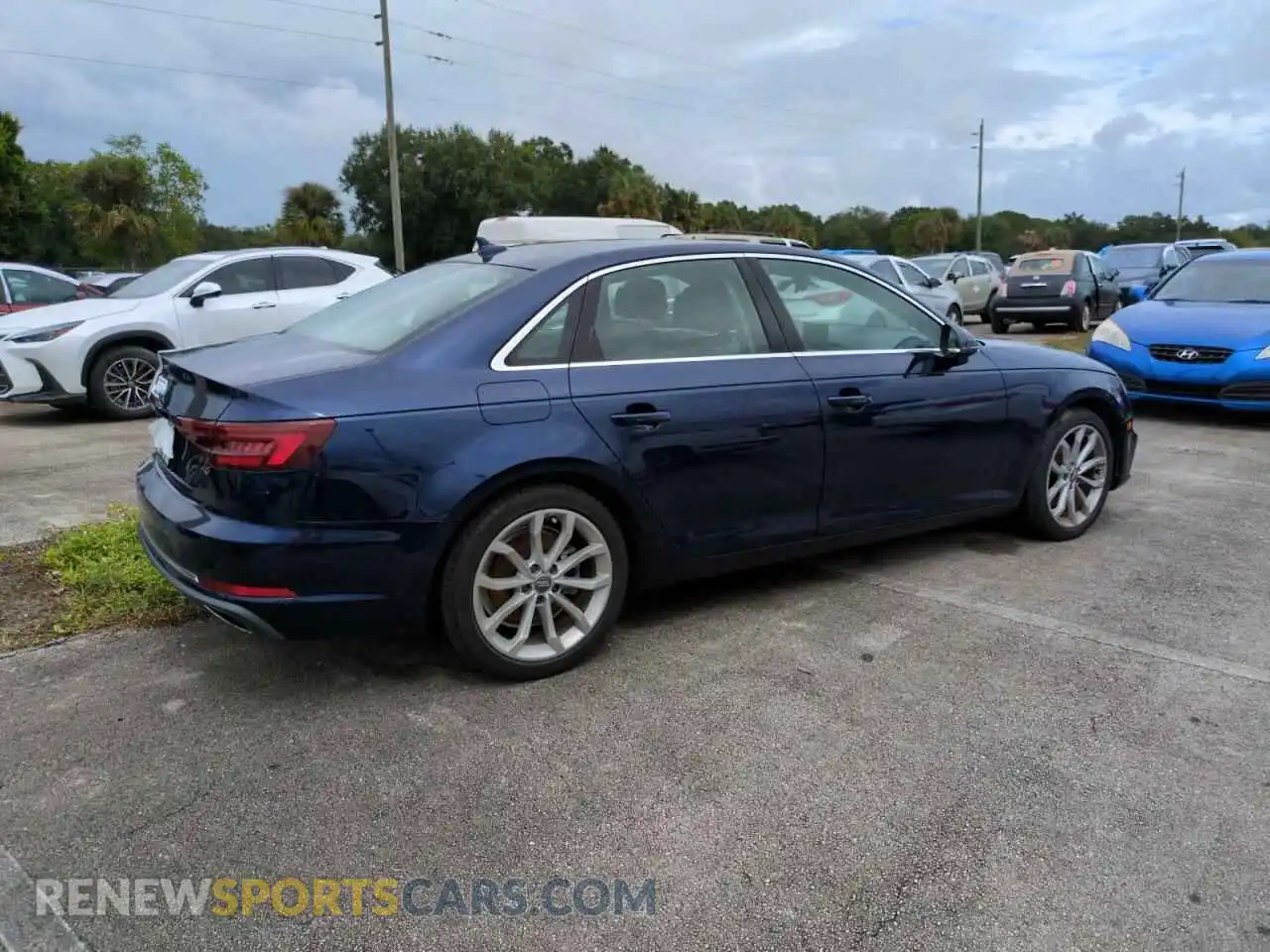 3 Photograph of a damaged car WAUGMAF46KN004396 AUDI A4 2019