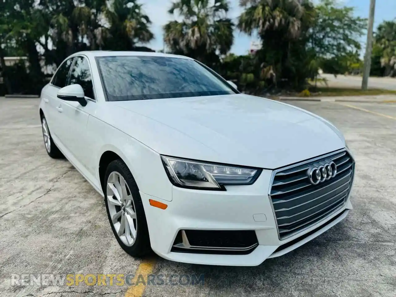 1 Photograph of a damaged car WAUGMAF46KN007881 AUDI A4 2019