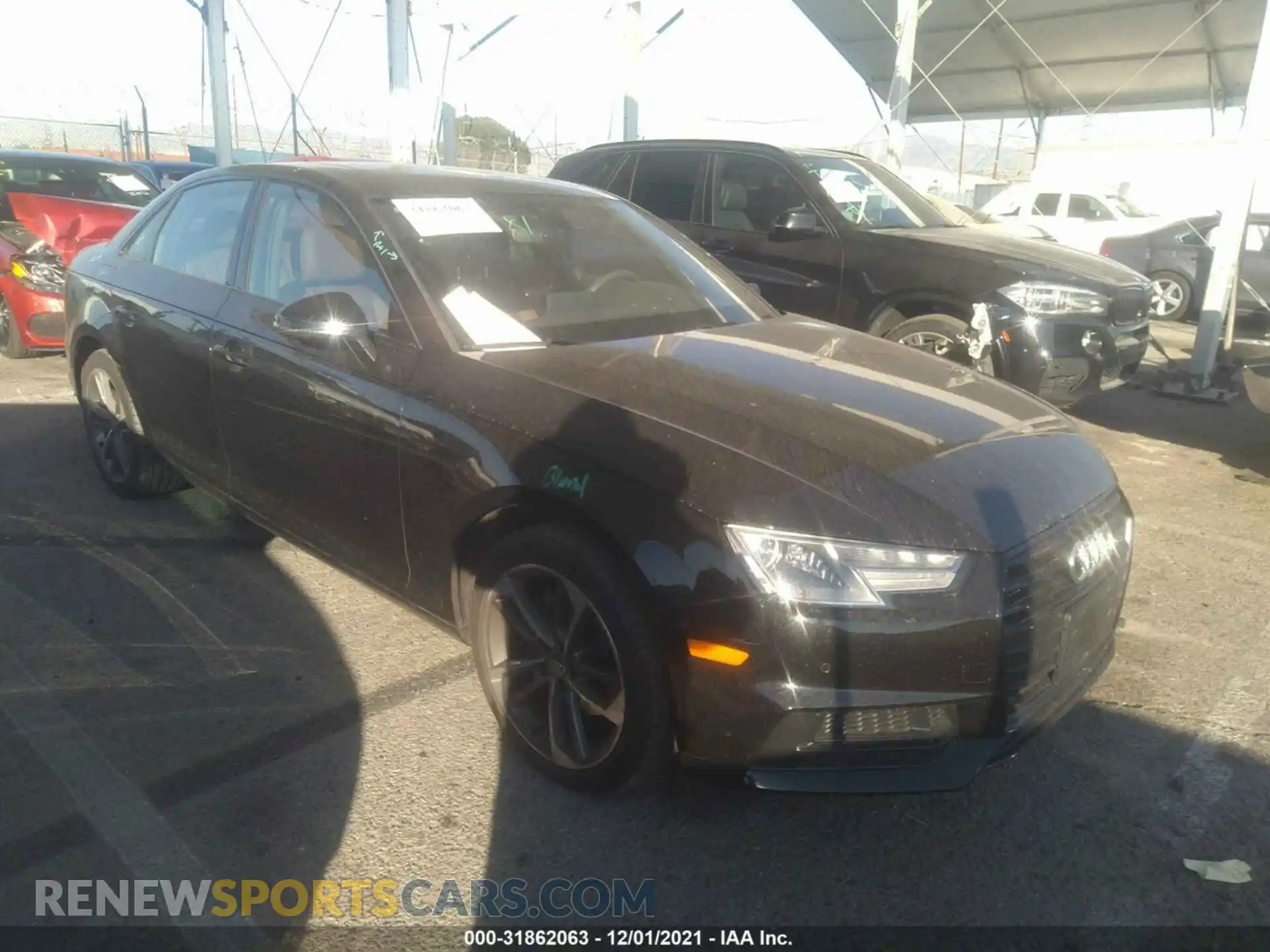 1 Photograph of a damaged car WAUGMAF46KN011977 AUDI A4 2019