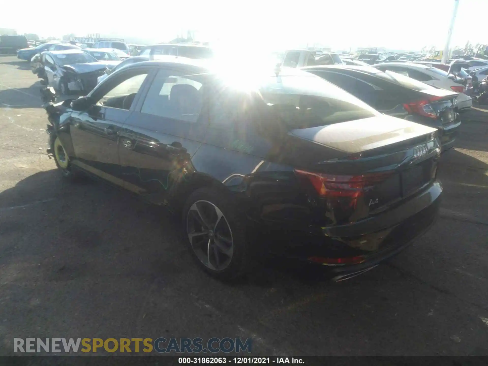 3 Photograph of a damaged car WAUGMAF46KN011977 AUDI A4 2019