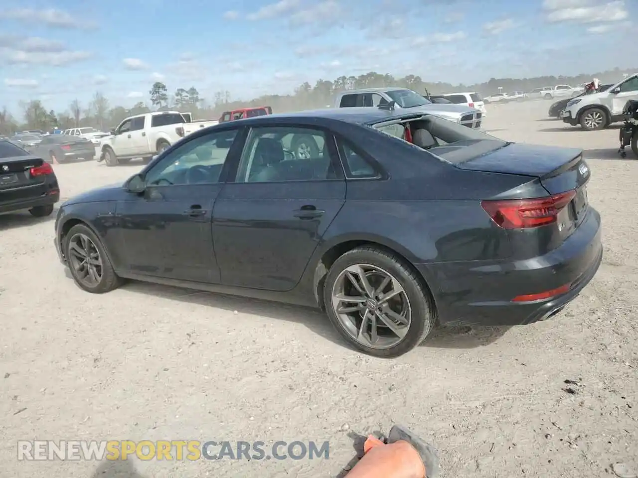 2 Photograph of a damaged car WAUGMAF46KN018153 AUDI A4 2019