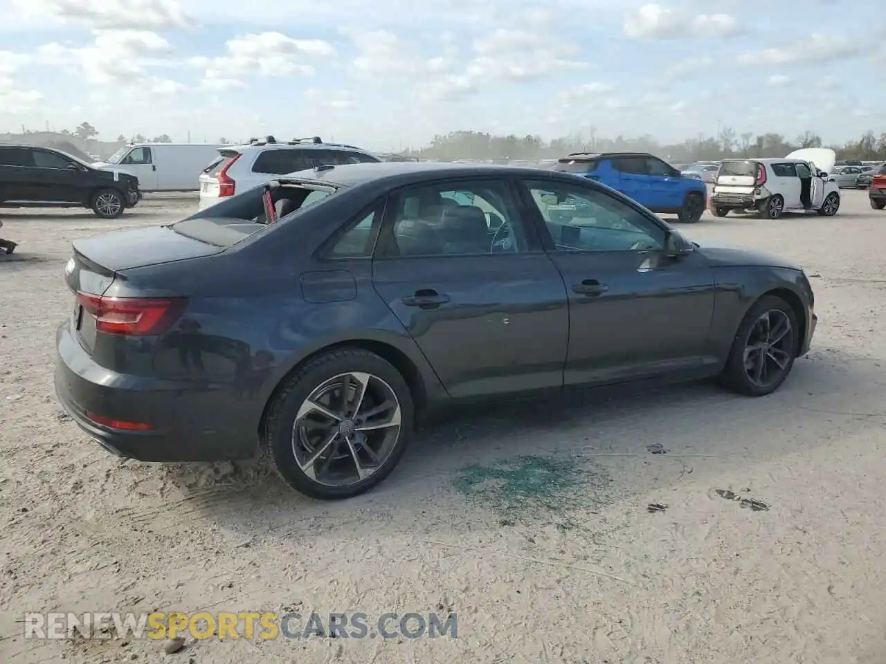 3 Photograph of a damaged car WAUGMAF46KN018153 AUDI A4 2019