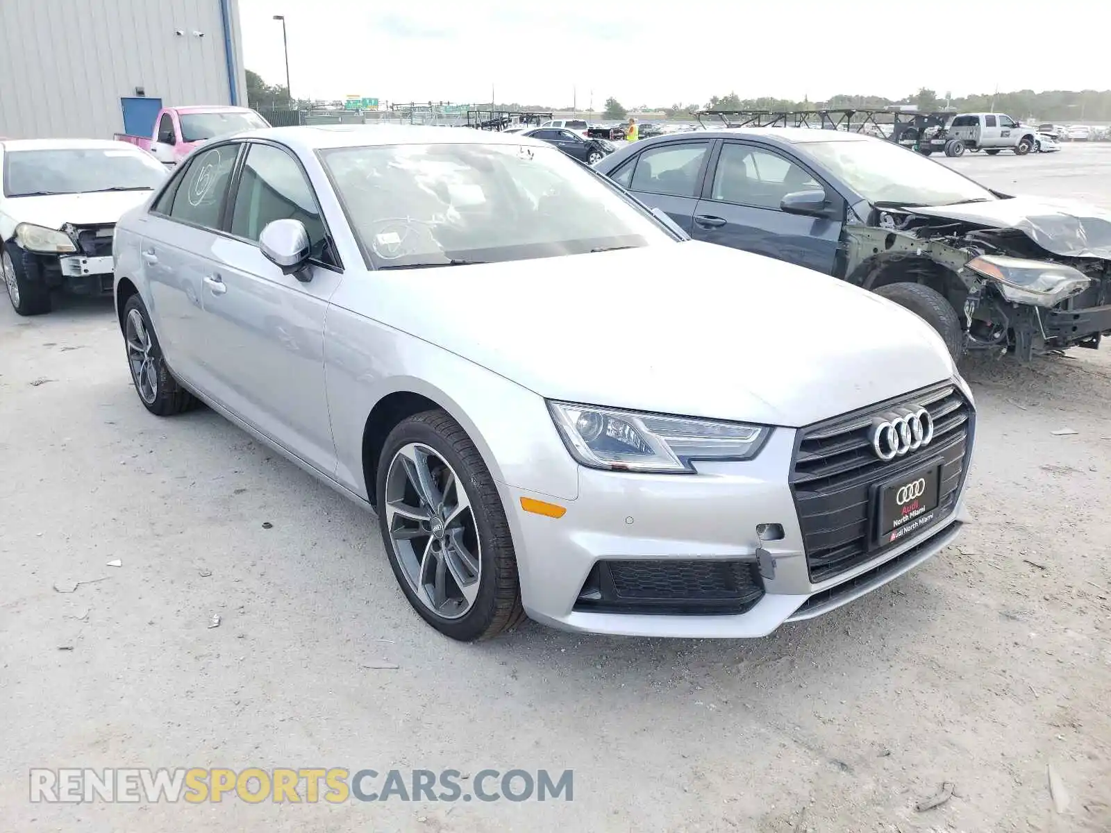 1 Photograph of a damaged car WAUGMAF46KN020498 AUDI A4 2019