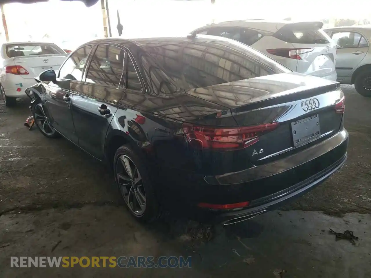 3 Photograph of a damaged car WAUGMAF47KA110167 AUDI A4 2019