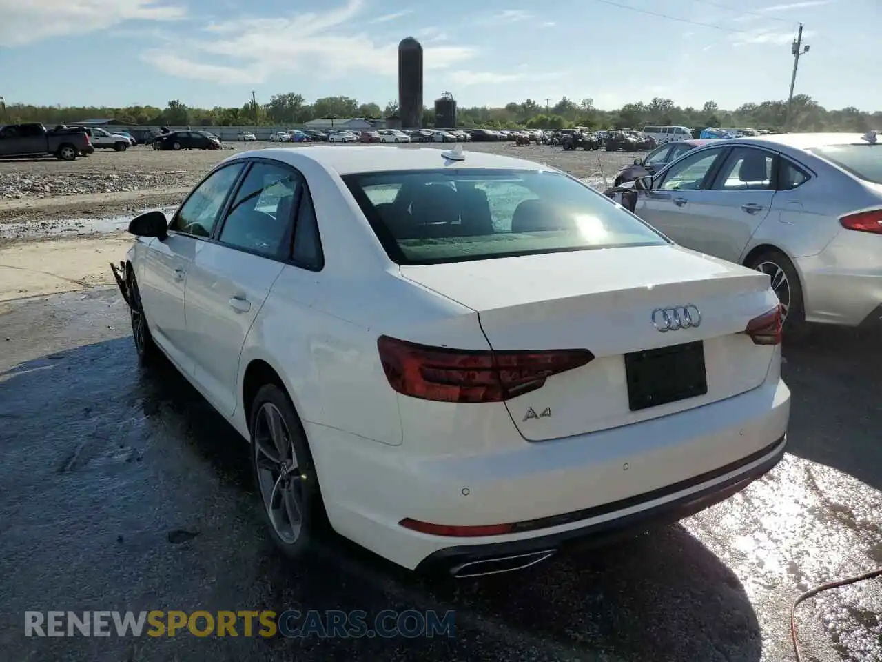3 Photograph of a damaged car WAUGMAF47KA111366 AUDI A4 2019
