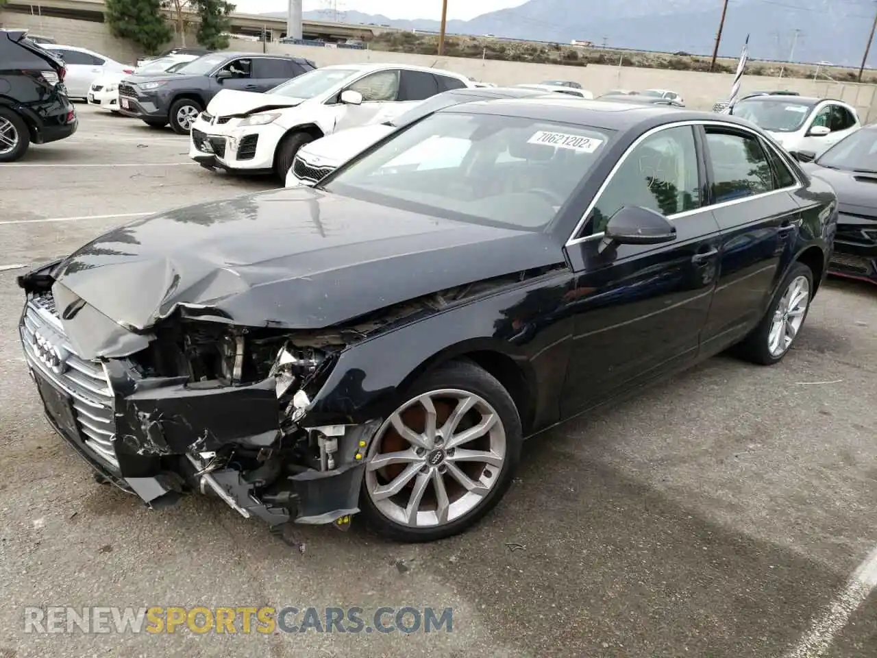 1 fotografías del automóvil dañado WAUGMAF47KN003984 AUDI A4 2019