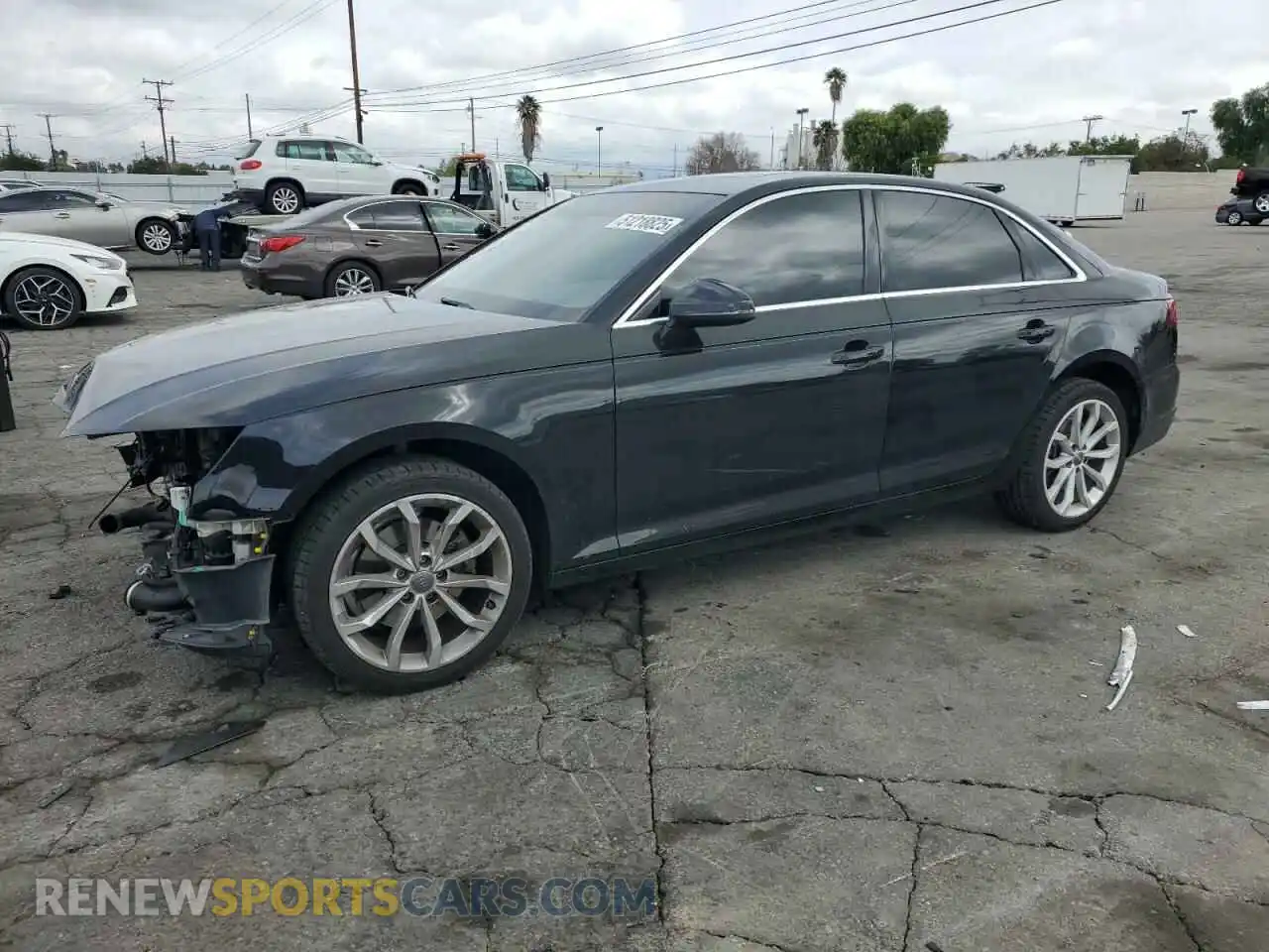 1 Photograph of a damaged car WAUGMAF47KN010417 AUDI A4 2019
