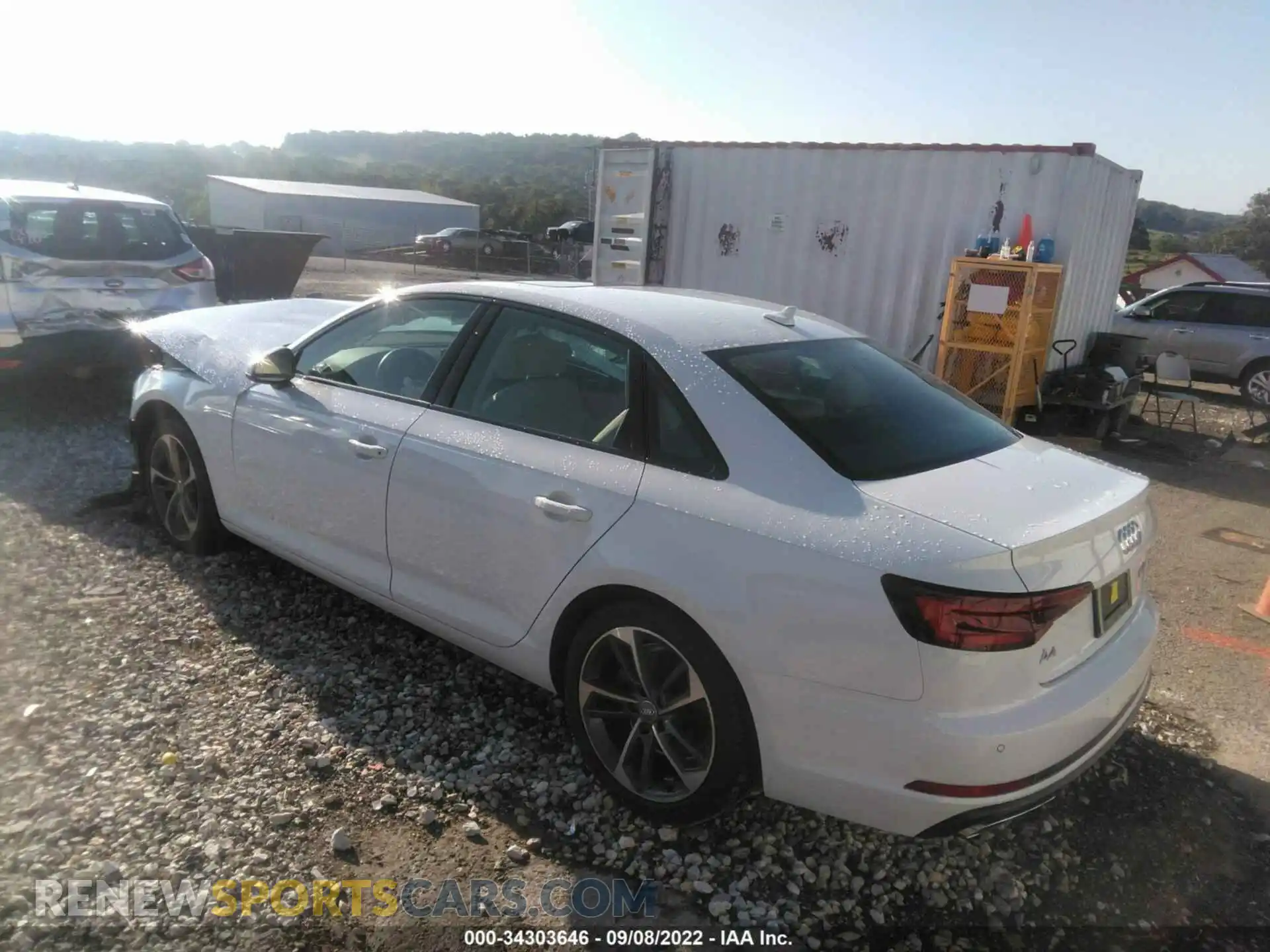 3 Photograph of a damaged car WAUGMAF47KN013530 AUDI A4 2019