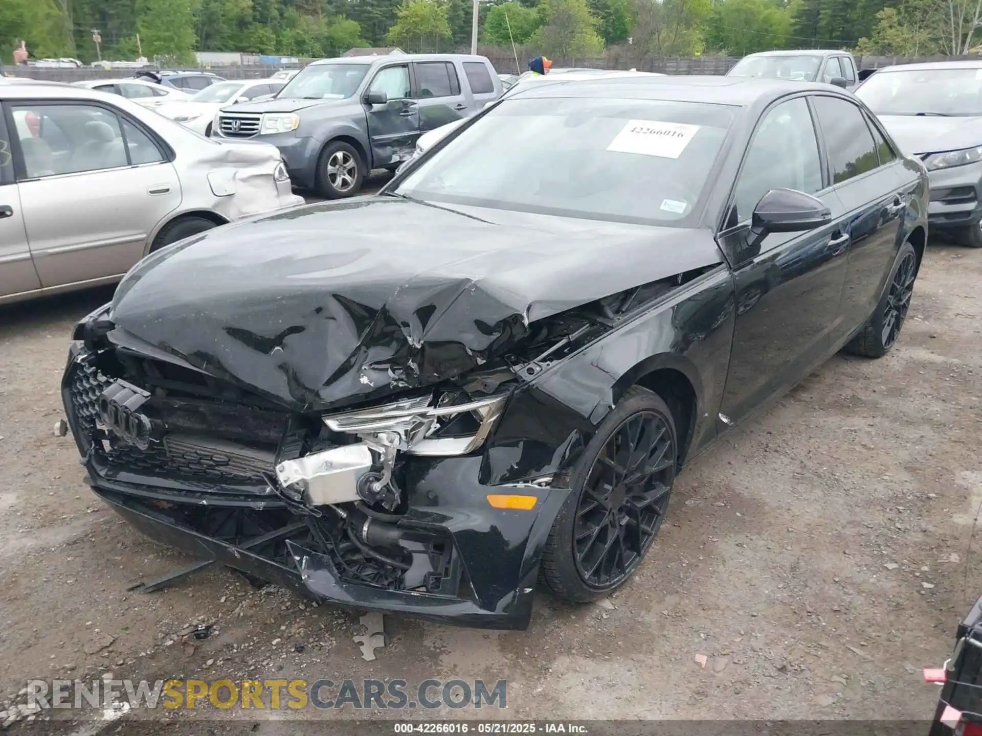 2 Photograph of a damaged car WAUGMAF48KA109318 AUDI A4 2019