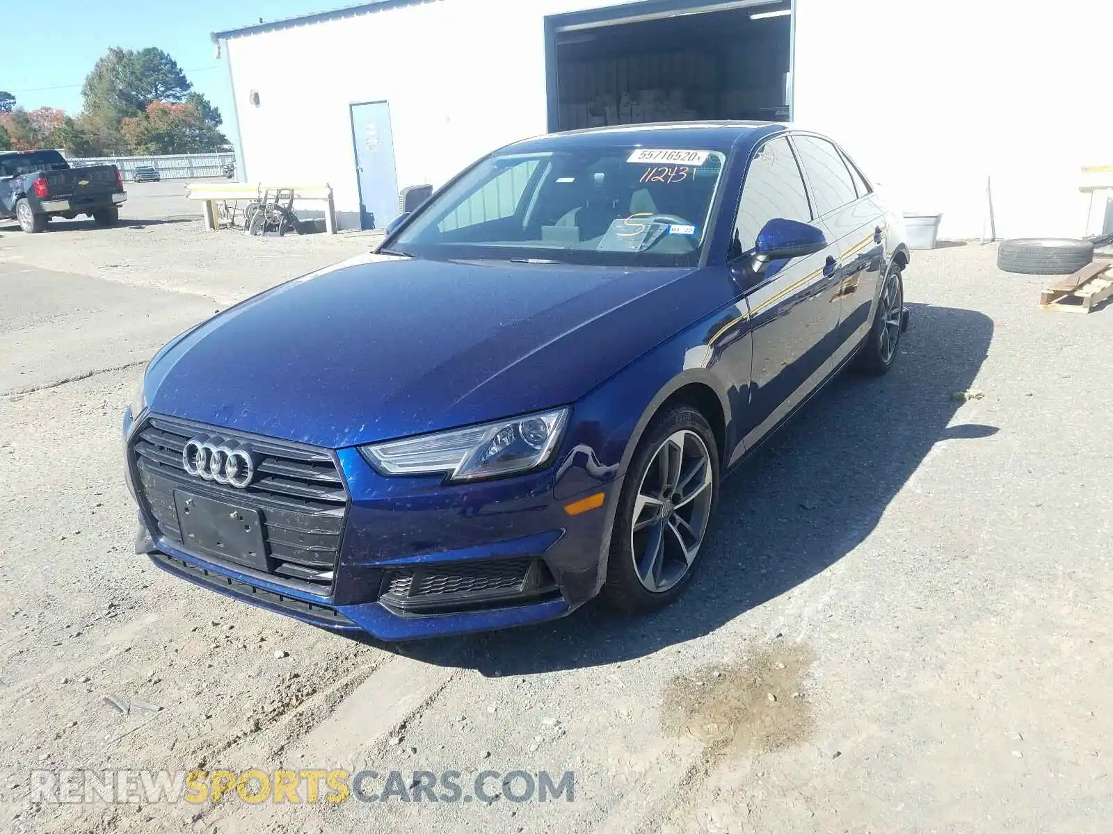 2 Photograph of a damaged car WAUGMAF48KA112431 AUDI A4 2019