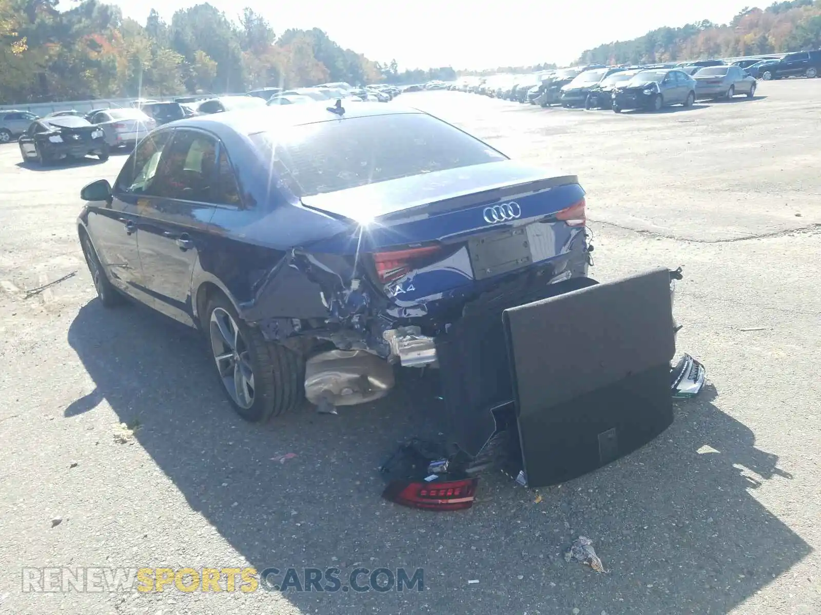 3 Photograph of a damaged car WAUGMAF48KA112431 AUDI A4 2019