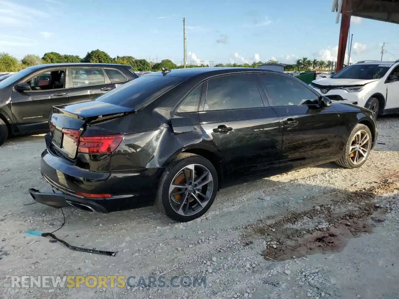 3 Photograph of a damaged car WAUGMAF48KN018820 AUDI A4 2019