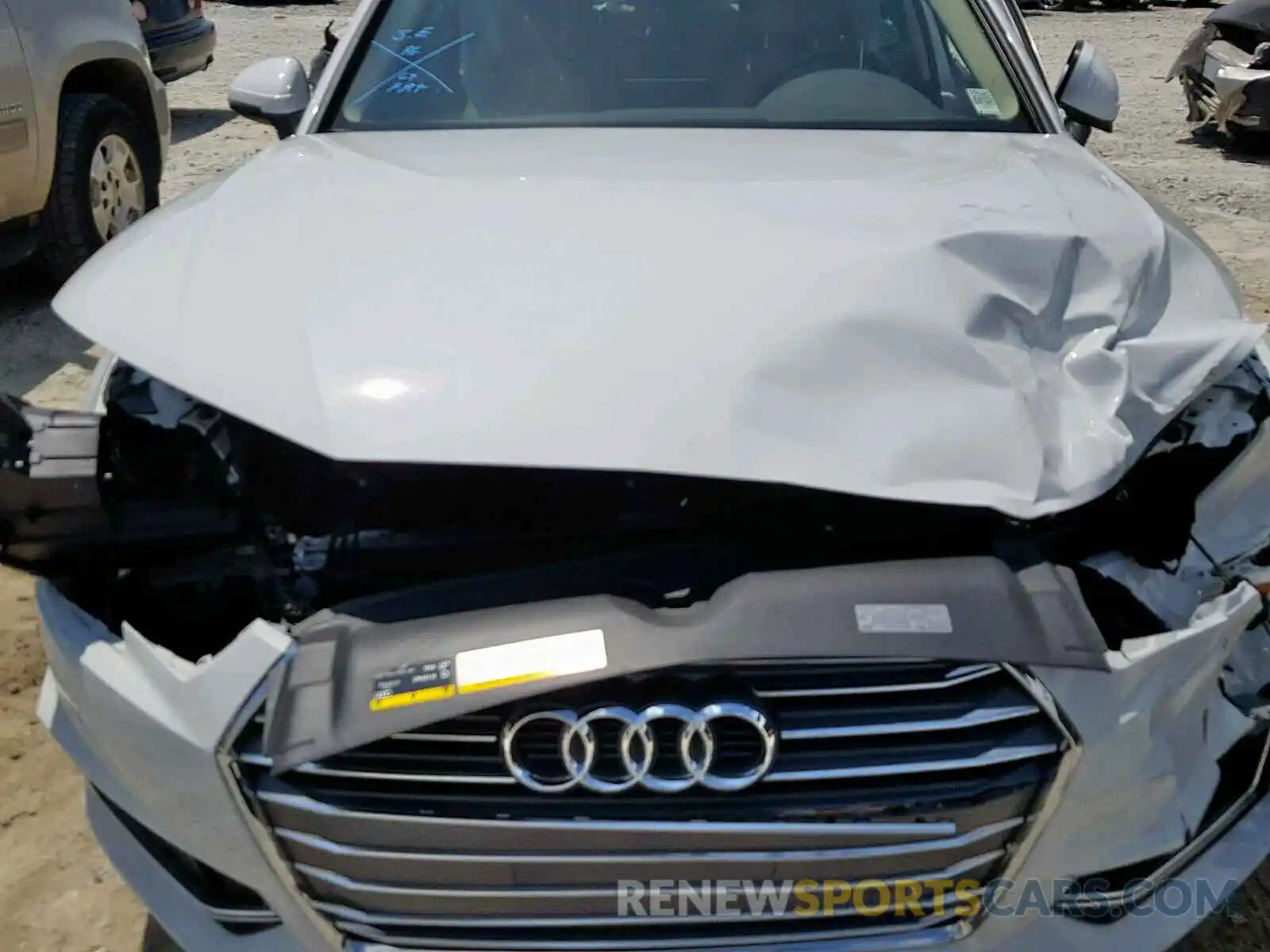 7 Photograph of a damaged car WAUGMAF49KA020955 AUDI A4 2019