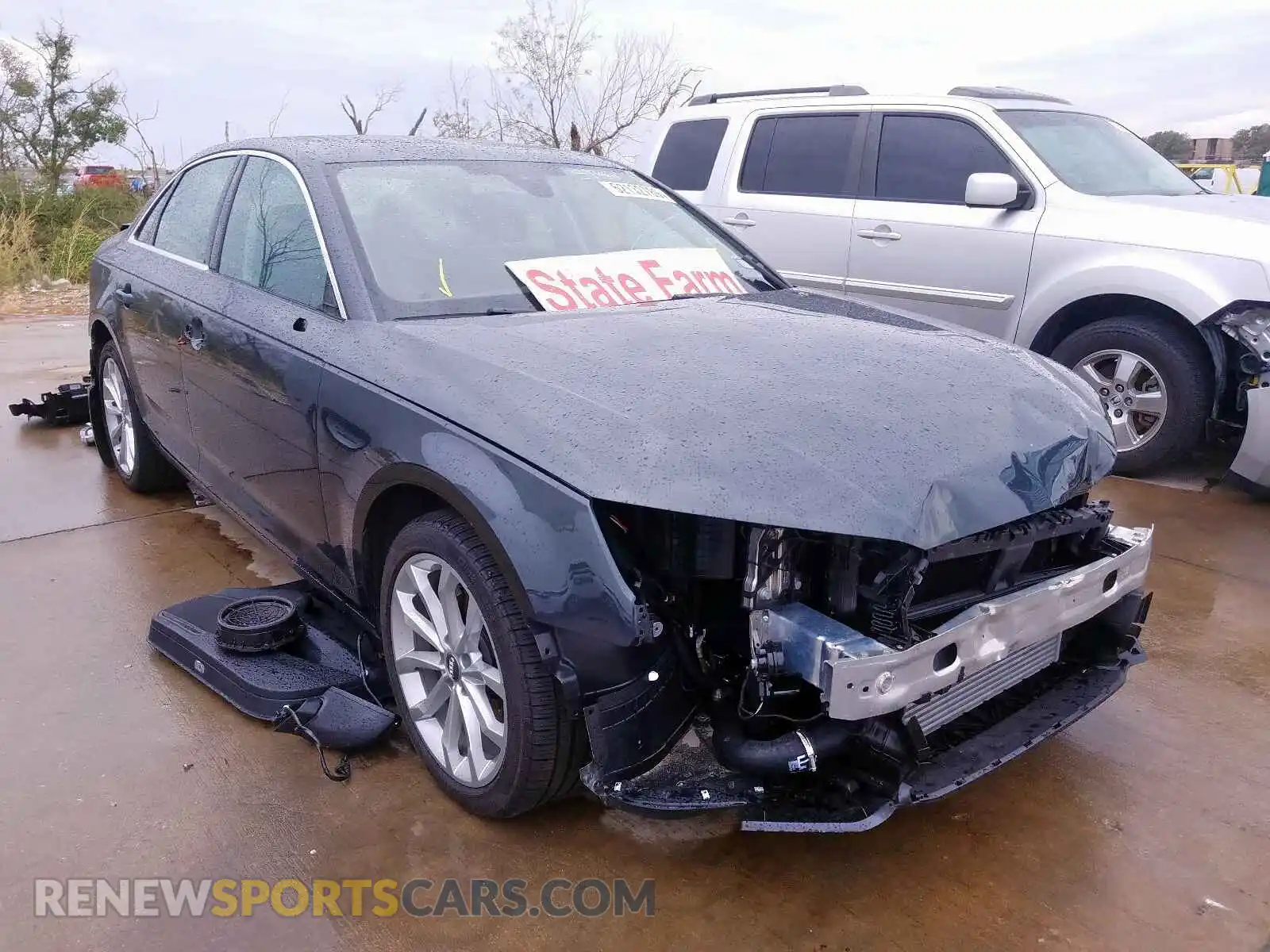 1 Photograph of a damaged car WAUGMAF49KA039411 AUDI A4 2019