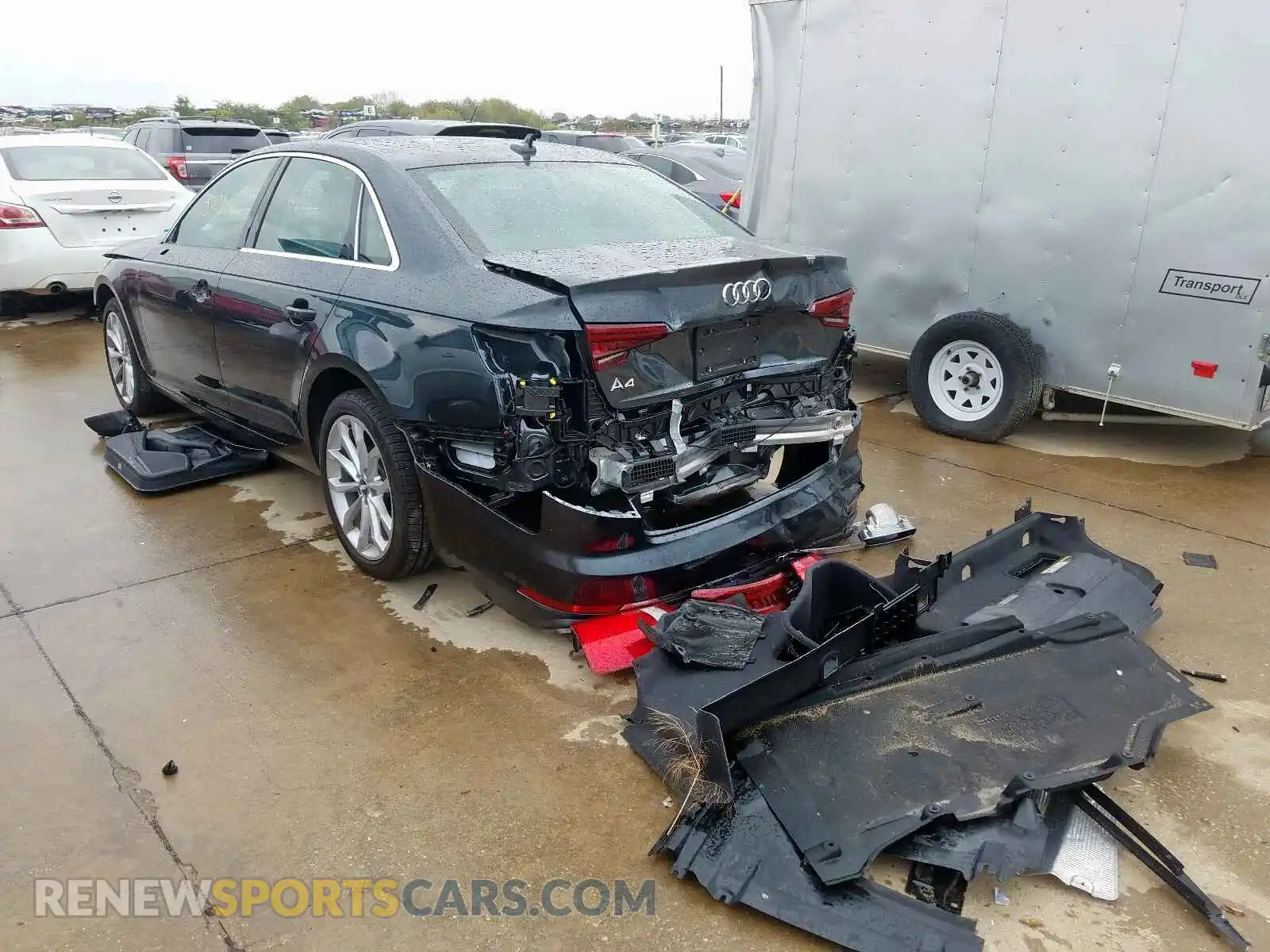 3 Photograph of a damaged car WAUGMAF49KA039411 AUDI A4 2019