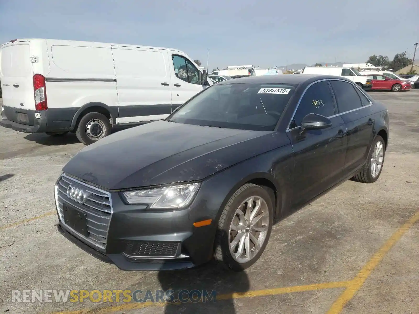 2 Photograph of a damaged car WAUGMAF49KA054281 AUDI A4 2019