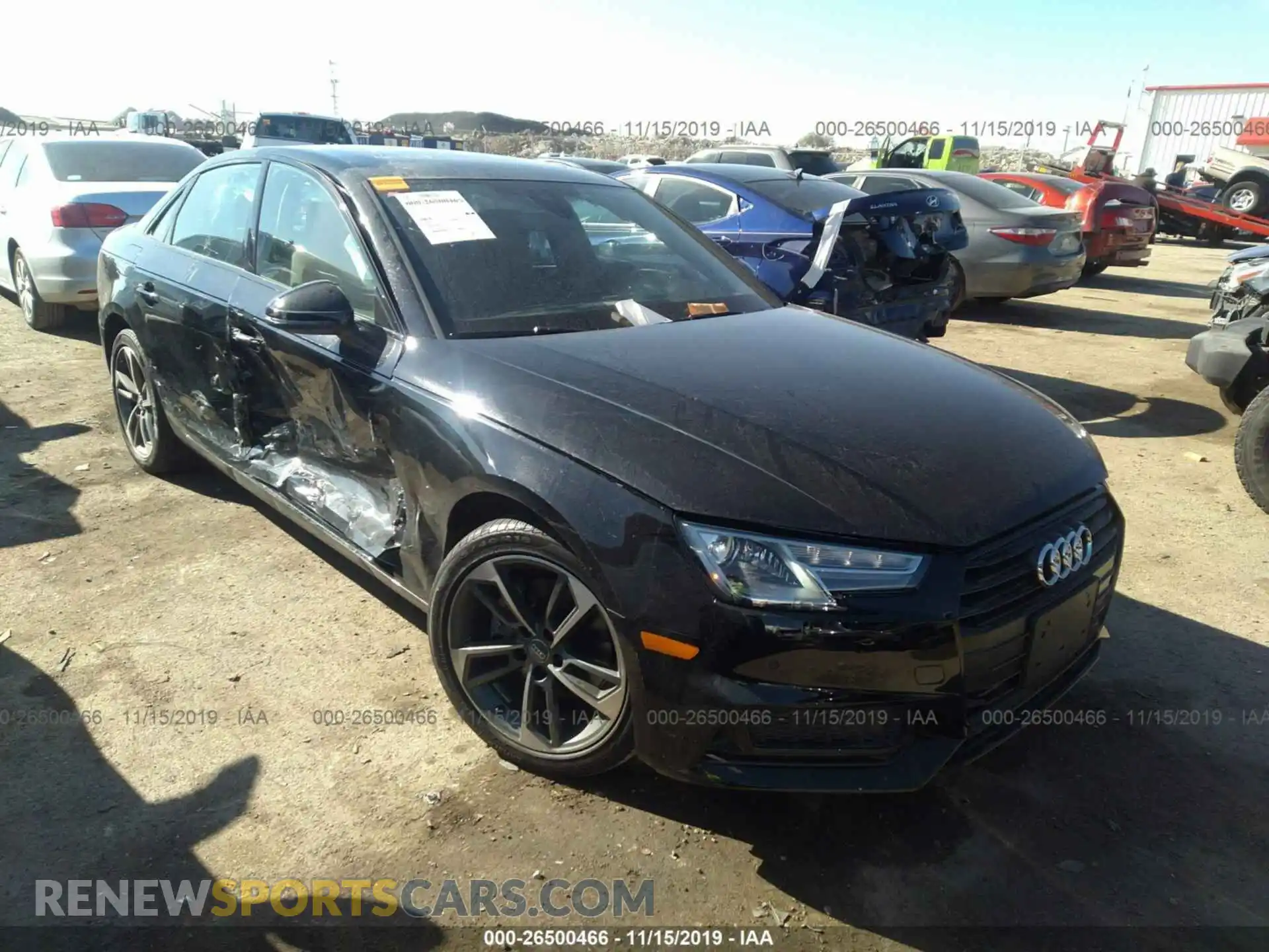 1 Photograph of a damaged car WAUGMAF4XKA108204 AUDI A4 2019