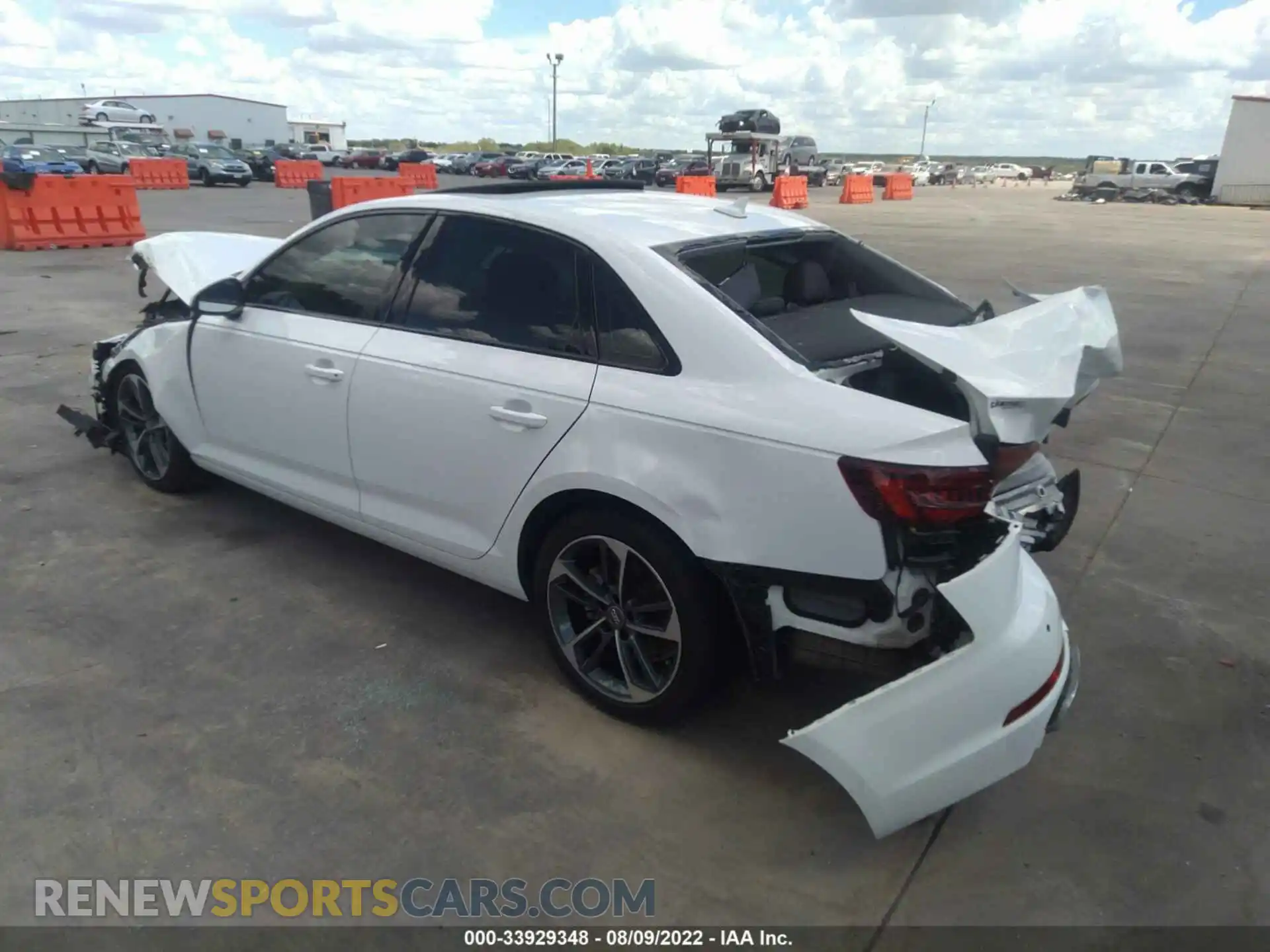 3 Photograph of a damaged car WAUGMAF4XKA117825 AUDI A4 2019