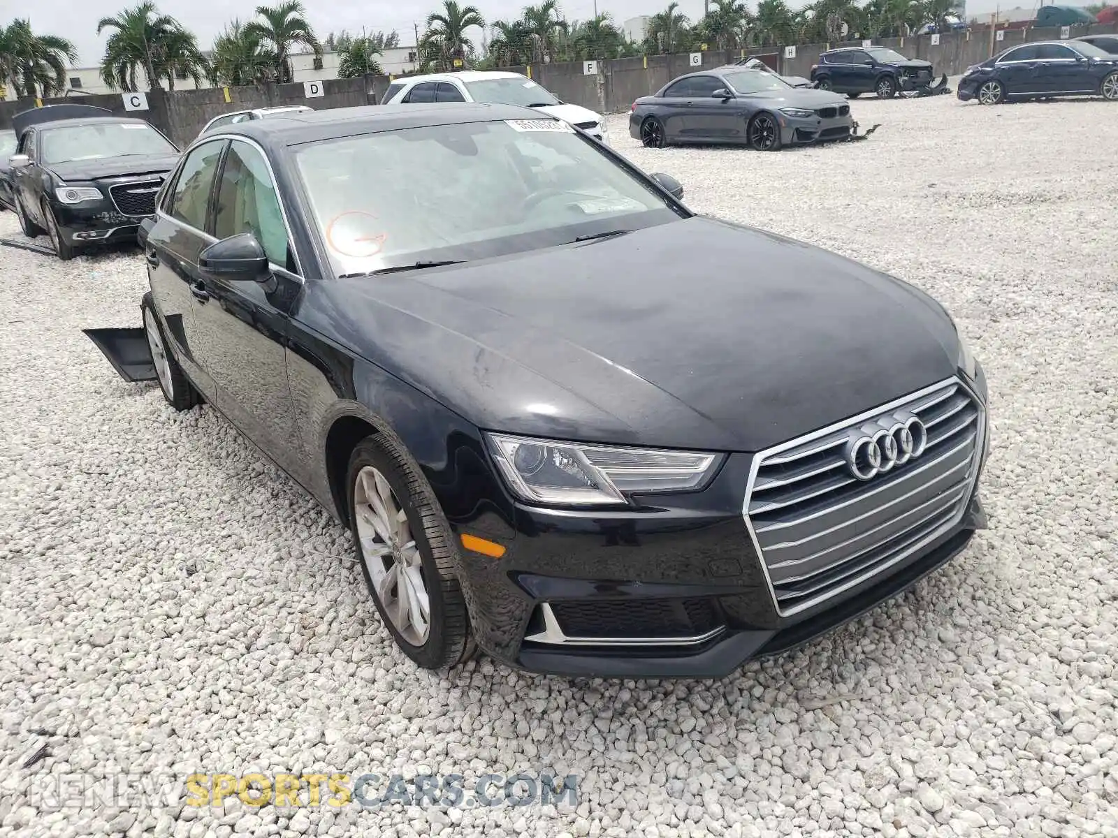 1 Photograph of a damaged car WAUGMAF4XKN002828 AUDI A4 2019