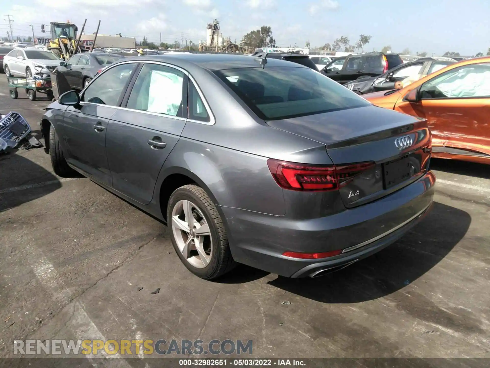 3 Photograph of a damaged car WAUGMAF4XKN006734 AUDI A4 2019
